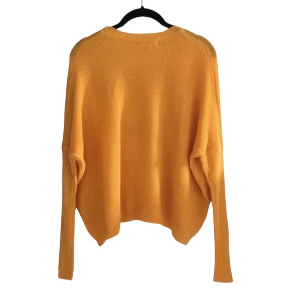 NWT Yellow/Orange Knit Sweater - Picture 2 of 3
